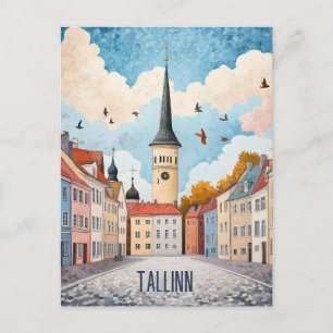 Carte Postale Voyage à Tallinn Estonie
