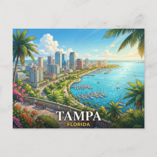 Carte Postale voyage à Tampa en Floride