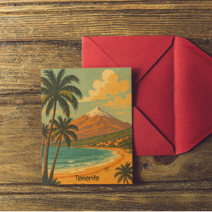 Carte Postale Voyage à Tenerife Îles Canaries Mont Teide 