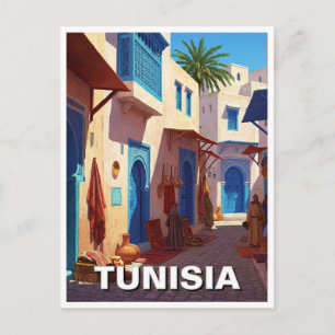 Carte Postale Voyage à Tunis Tunisie