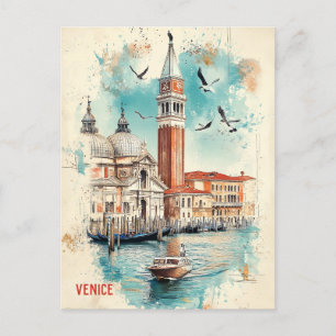 Carte Postale Voyage à Venise Italie