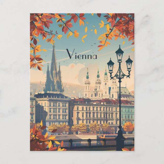 Carte Postale Voyage à Vienne (Devant)