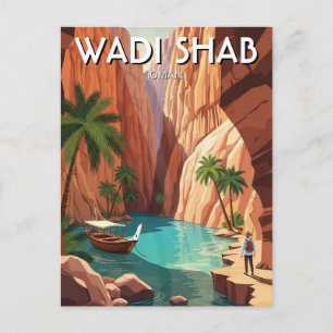 Carte Postale Voyage à Wadi Shab Oman