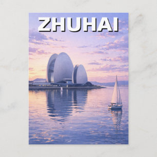 Carte Postale Voyage à Zhuhai en Chine