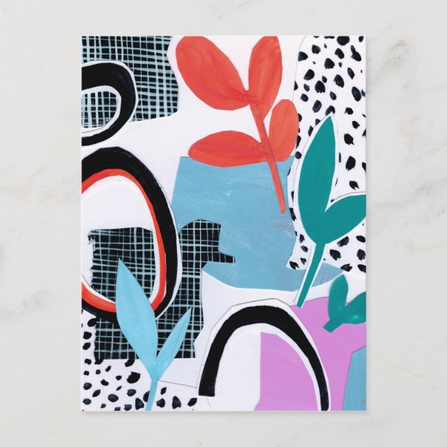 Carte Postale Voyage Abstrait (Devant)