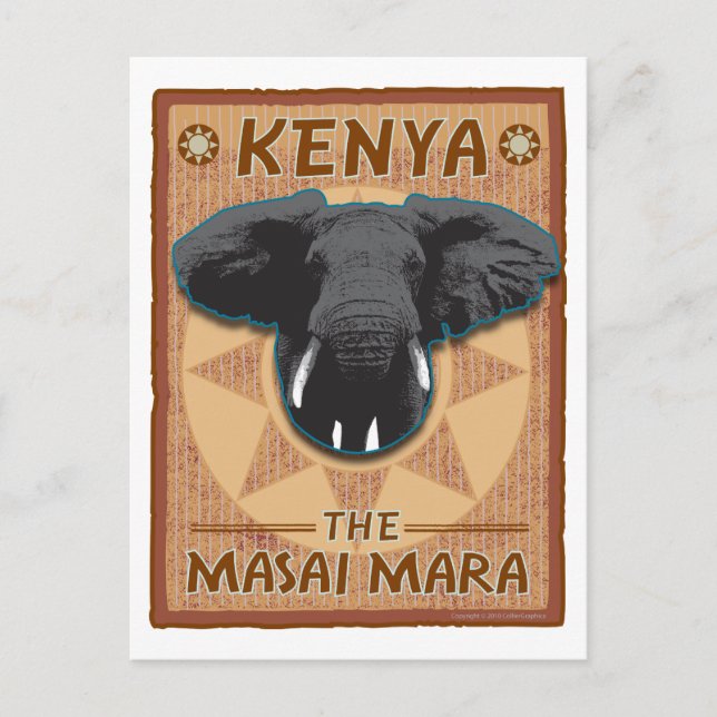 Carte Postale VOYAGE-Afrique-Kenya- (Devant)