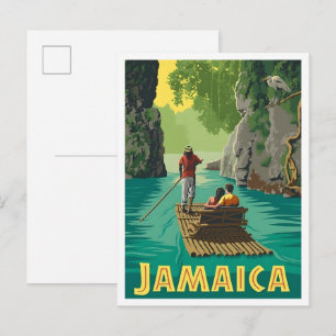 Carte Postale Voyage antique à la Jamaïque 