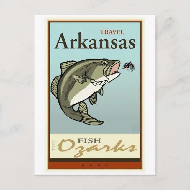 Carte Postale Voyage Arkansas (Devant)