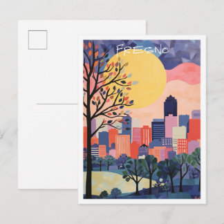 Carte Postale Voyage artistique à Fresno Californie