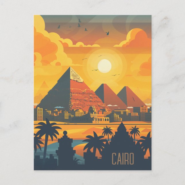 Carte Postale Voyage au Caire (Devant)