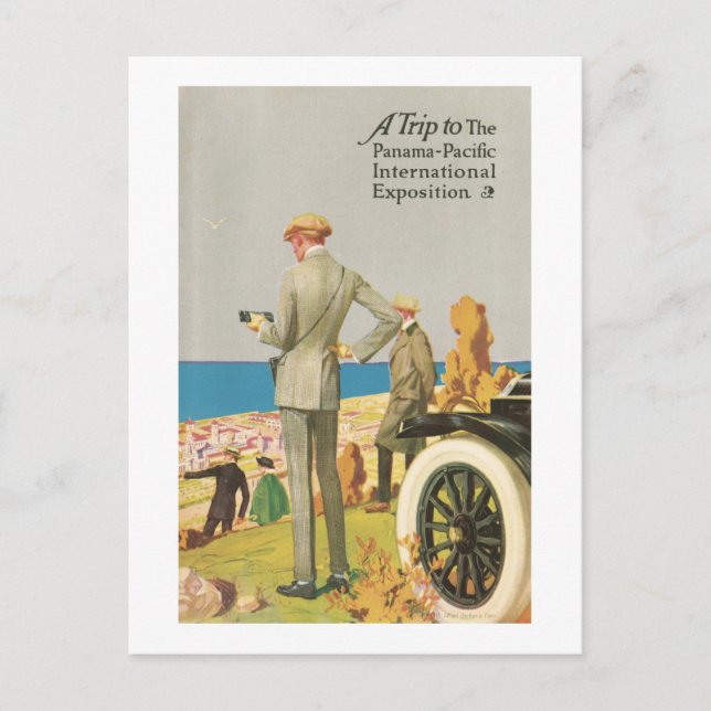 Carte Postale Voyage au Panama Pacific International Exposit (Devant)