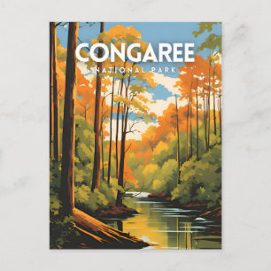 Carte Postale Voyage dans le parc national de Congaree