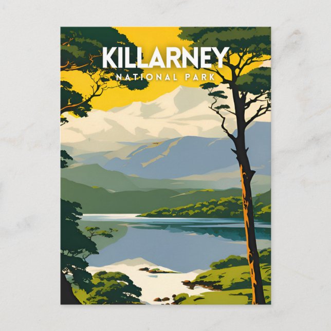 Carte Postale Voyage dans le parc national Killarney (Devant)