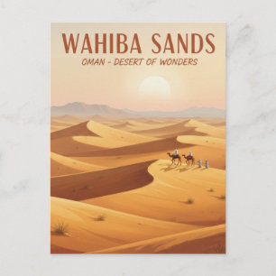 Carte Postale Voyage dans les sables de Wahiba Oman