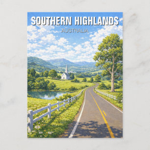 Carte Postale Voyage dans les Southern Highlands en Australie