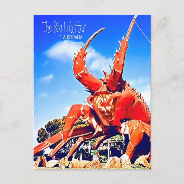 Carte Postale Voyage de Big Lobster en Australie du Sud (Devant)