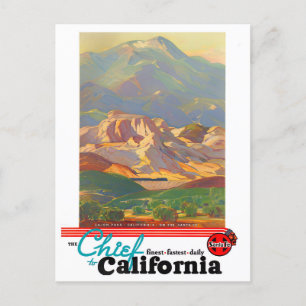 Carte postale voyage de Californie