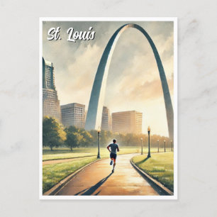Carte Postale Voyage de St Louis Gateway Arch