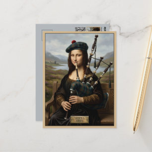 Carte Postale Voyage drôle en Écosse