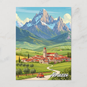 Carte Postale Voyage en Abruzzes Italie