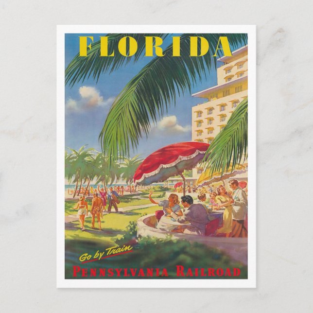 Carte Postale Voyage en Floride  (Devant)