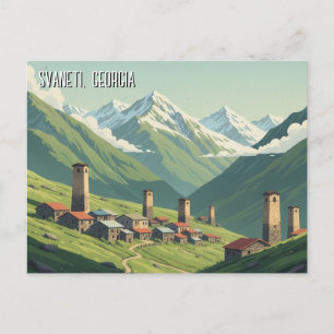 Carte Postale Voyage en Géorgie Svaneti