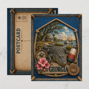 Carte Postale Voyage en Géorgie vintage