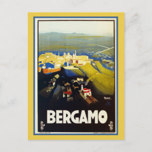 Carte Postale Voyage en Italie à Bergame années 1920