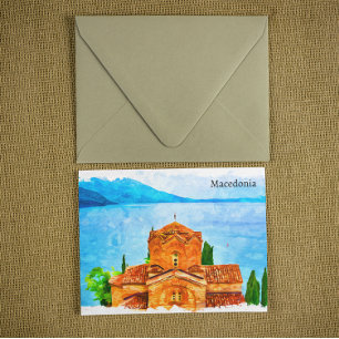 Carte Postale Voyage en Macédoine Panorama
