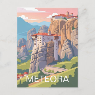 Carte Postale Voyage en Météora Grèce