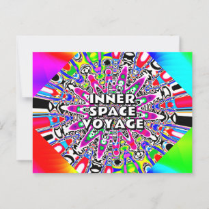 Carte Postale VOYAGE ESPACE INTÉRIEUR ( vous pouvez modifier les