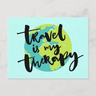 Carte Postale Voyage est ma thérapie