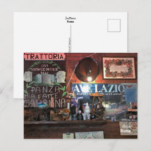 Carte Postale Voyage   Italie - Trattoria de Rome