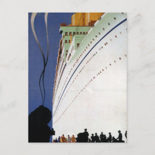 Carte postale Voyage Lignes de Croisière Canadien 
