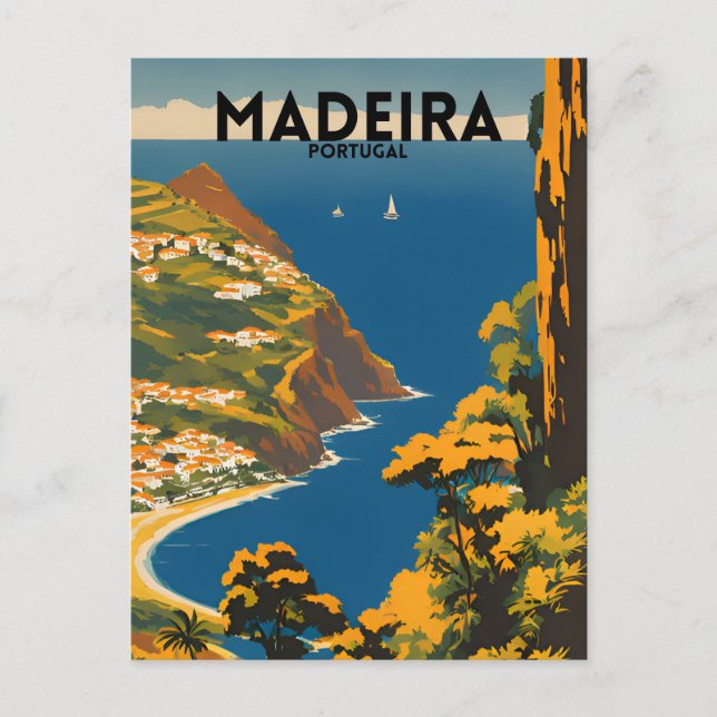 Carte Postale Voyage Madeira Portugal (Devant)
