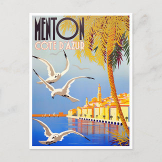 Carte Postale Voyage millésime Menton France