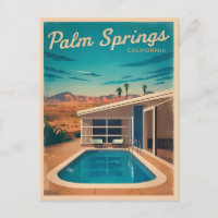 Voyage Rétro Palm Springs Californie Paysage