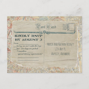 Carte postale Voyage RSVP