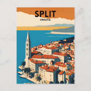 Carte Postale Voyage Split Croatie