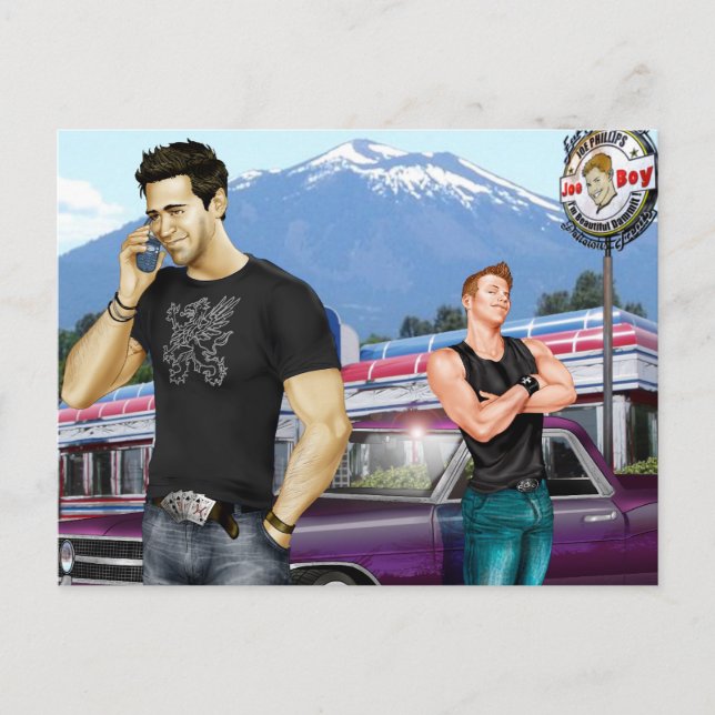 Carte Postale Voyage sur la route par Joe Phillips (Devant)