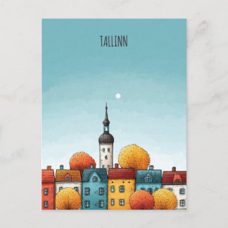 Carte Postale Voyage Tallinn Estonie