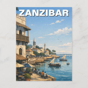 Carte Postale Voyage Tanzanie Zanzibar