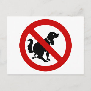 Carte Postale VOYAGE ⚠ THAÏE NO DOG Fouling ⚠