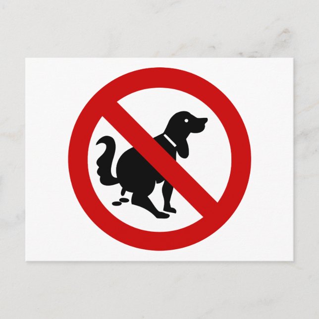 Carte Postale VOYAGE ⚠ THAÏE NO DOG Fouling ⚠ (Devant)
