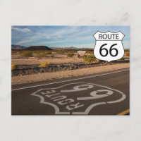 Carte postale voyage US Route 66
