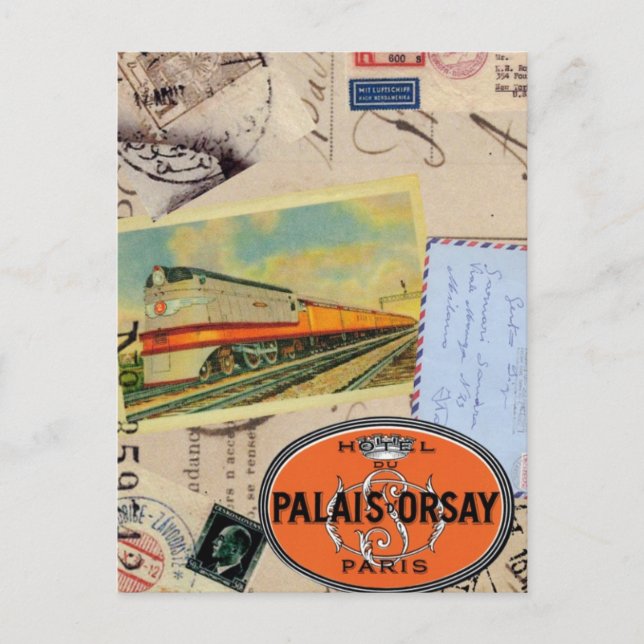 Carte postale voyage Vintage (Devant)