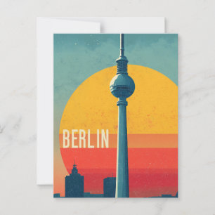 Carte Postale Voyage vintage à Berlin