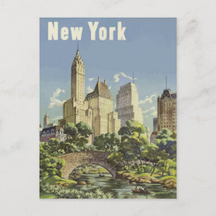 Carte Postale Voyage vintage à New York