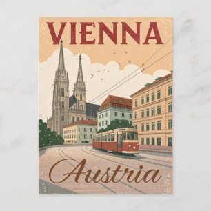 Carte Postale Voyage Vintage à Vienne