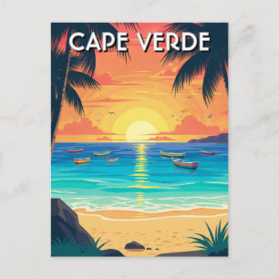 Carte Postale Voyage vintage au Cap Vert
